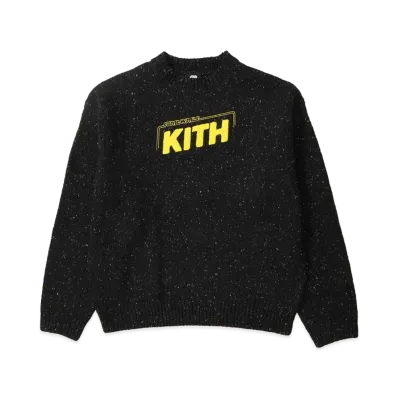 Kith Star Wars Galaxy Crewneck Sweater "Black"
