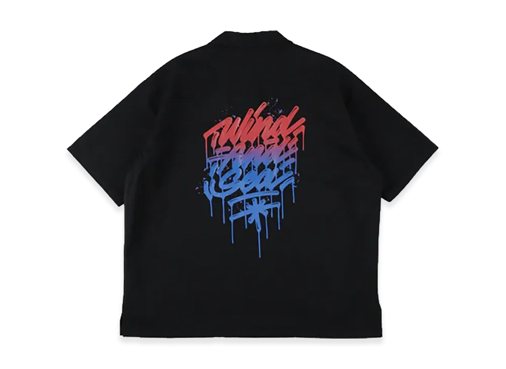 WIND AND SEA x IT'S A LIVING Open Collar S/S Shirt "Black"