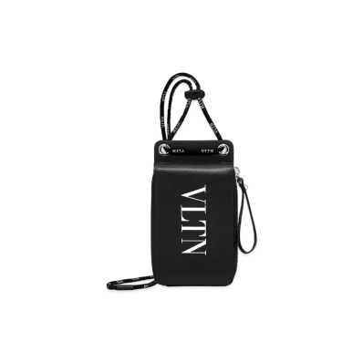 Valentino VLTN Neck Strap Wallet "Black"