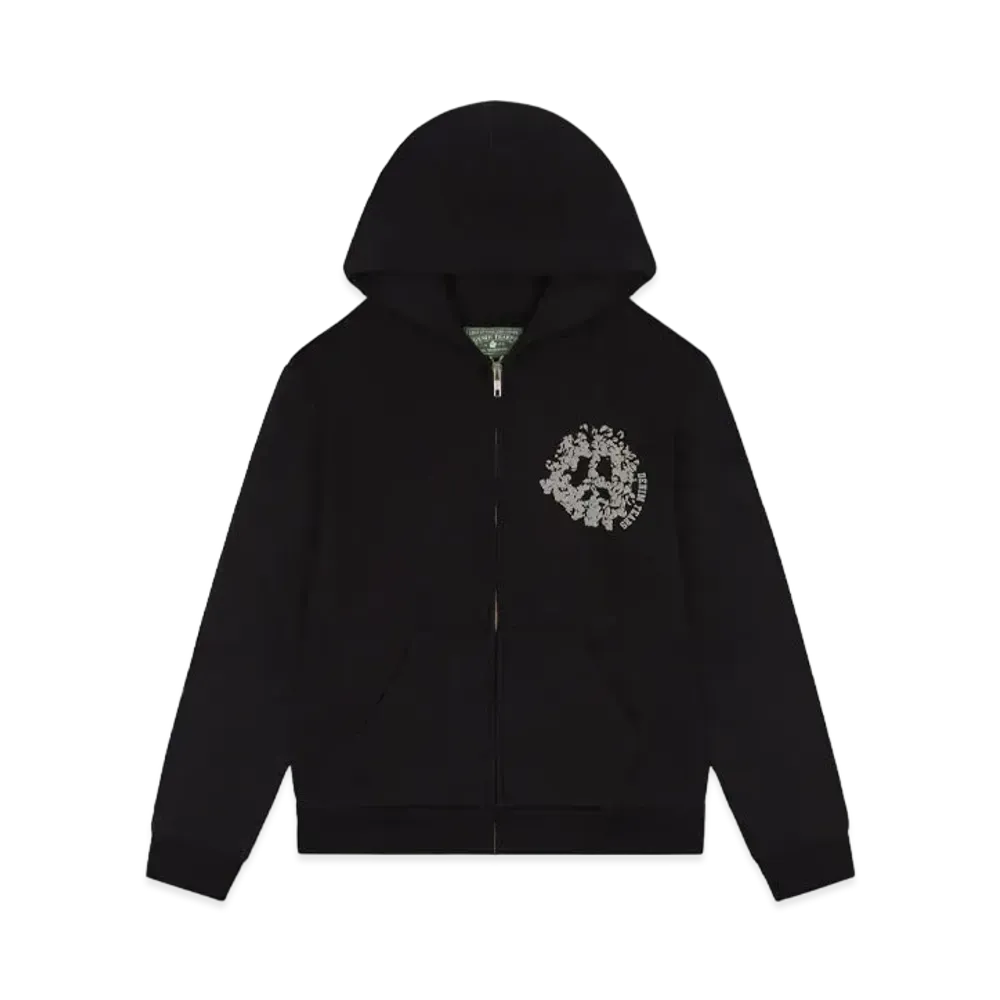 DENIM TEARS Denim University Zip Hoodie "Black"