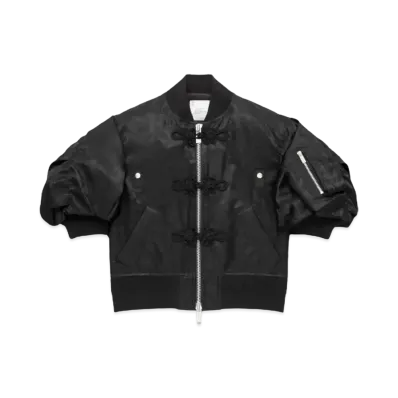 sacai x CLOT Women's Blouson "Black"