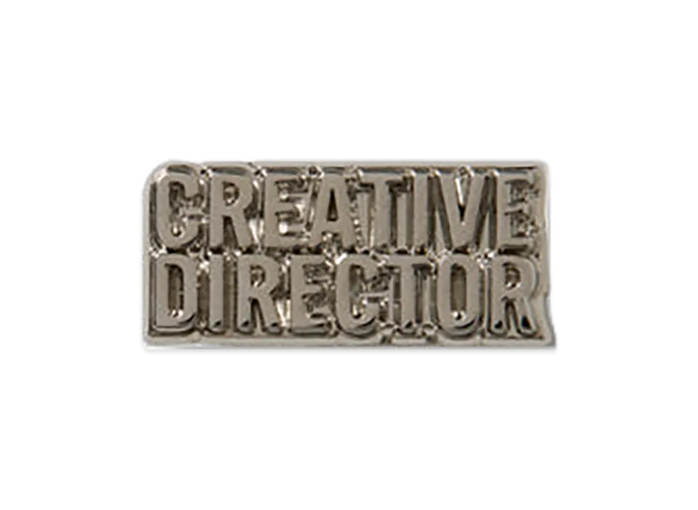 Mercedes Anchor inc. Creative Director Pin Badge "Silver"