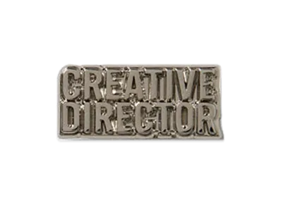 Mercedes Anchor inc. Creative Director Pin Badge "Silver"