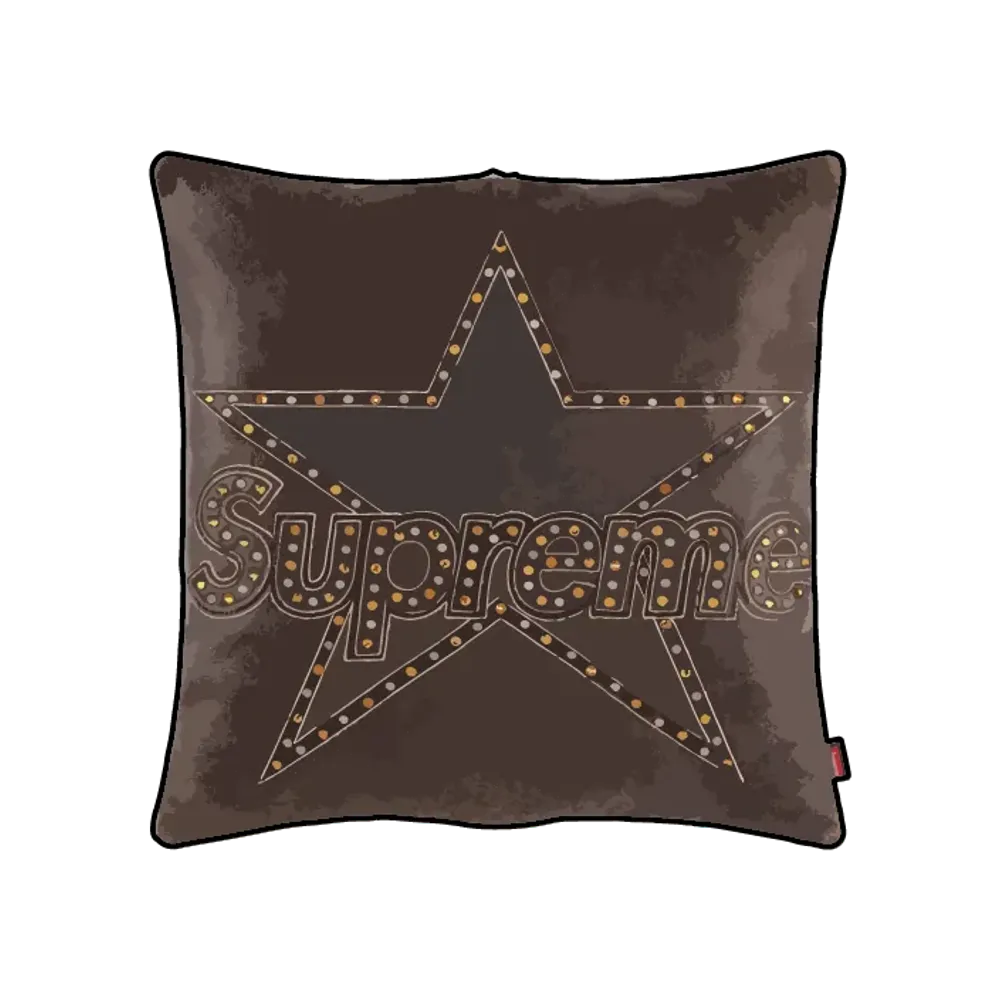 Supreme x B.B. Simon Vanson Leathers Pillow "Brown"