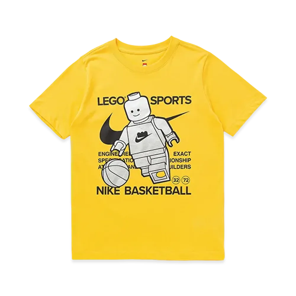 Nike x LEGO Collection Little Kids T-Shirt "Tour Yellow"