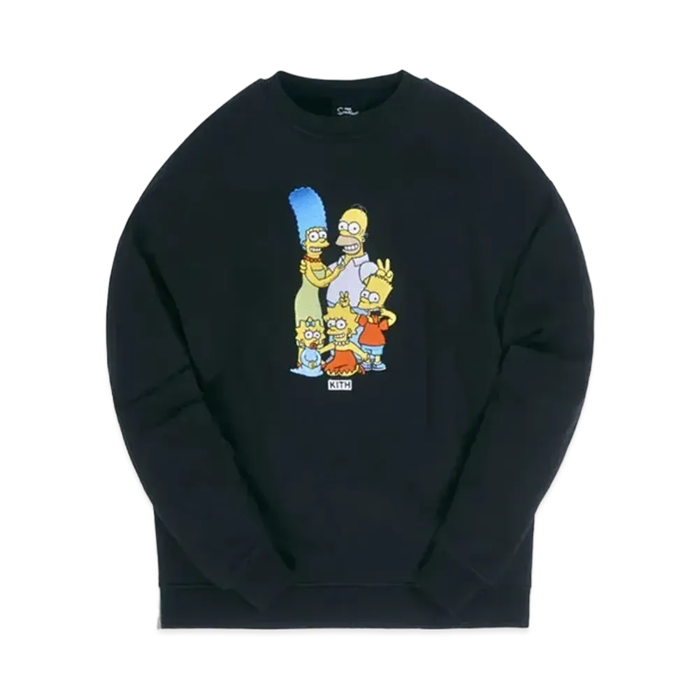 Kith The Simpsons Portrait Crewneck "Black"