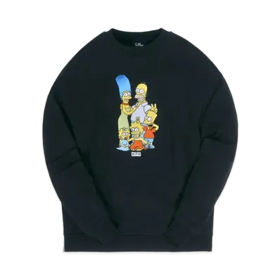 Kith The Simpsons Portrait Crewneck "Black"