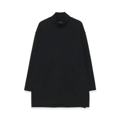 S'YTE Cotton Fleece Football-Style Sweatshirts "Black"