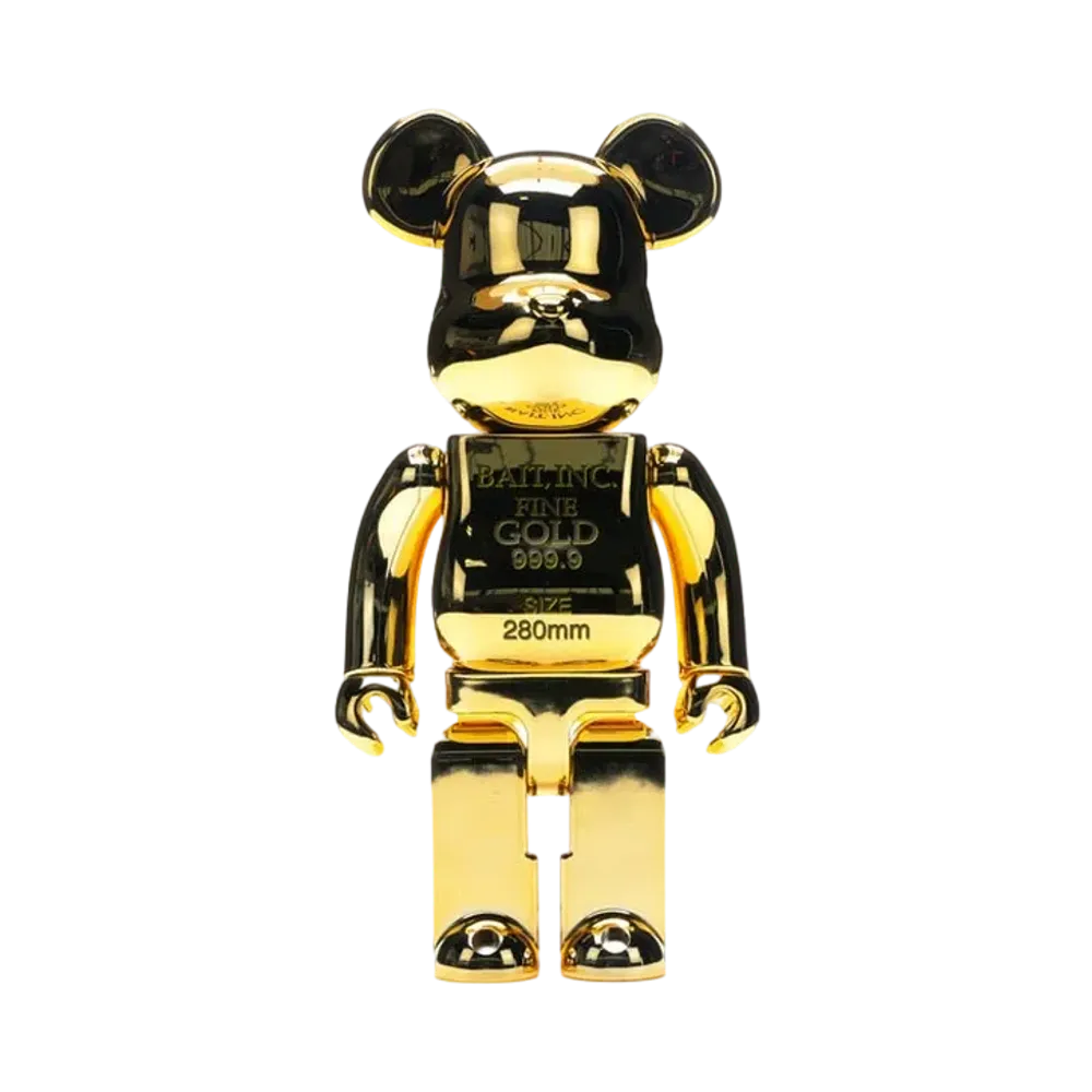 Bearbrick Bait Gold Bar 400%