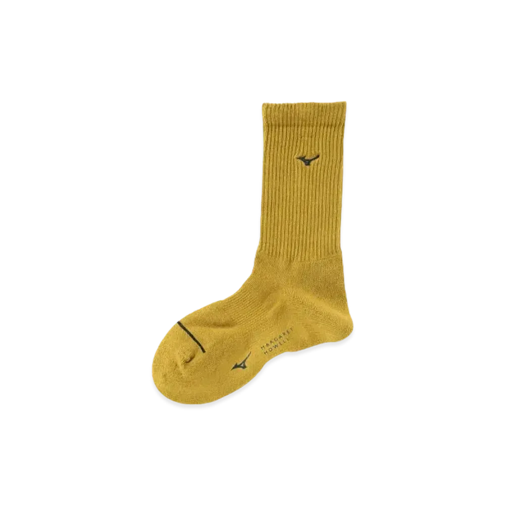 MIZUNO For Margaret Howell Women's Dry Vector Socks "Tumeric"