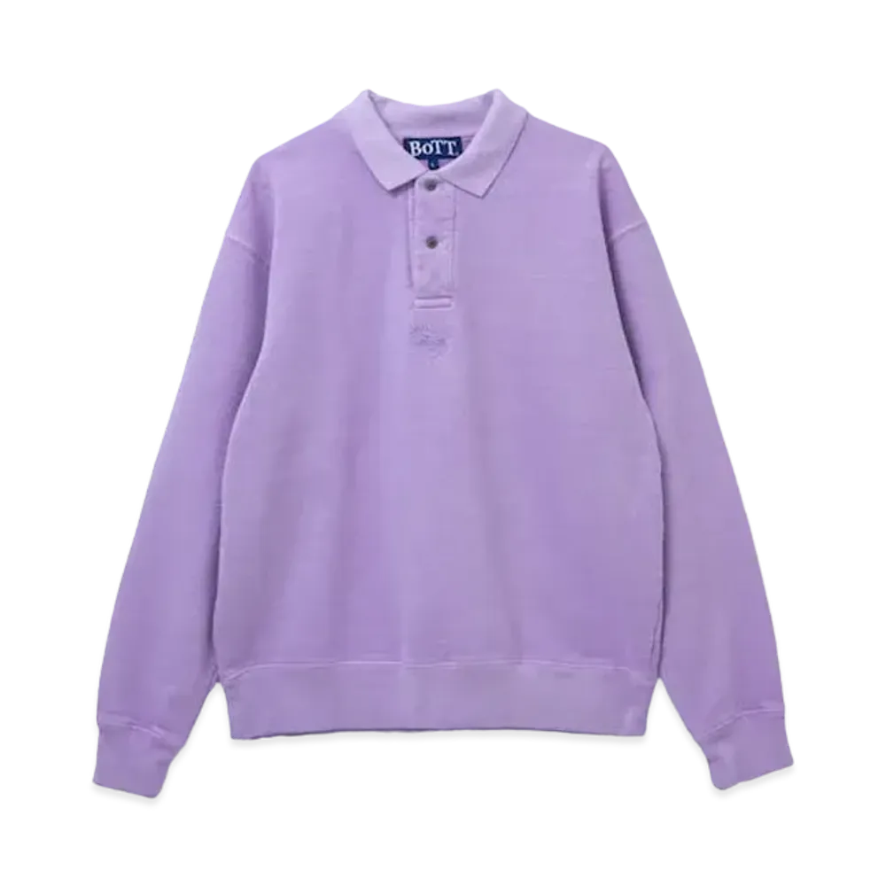BoTT Pigment Dye Sweat Polo "Purple"