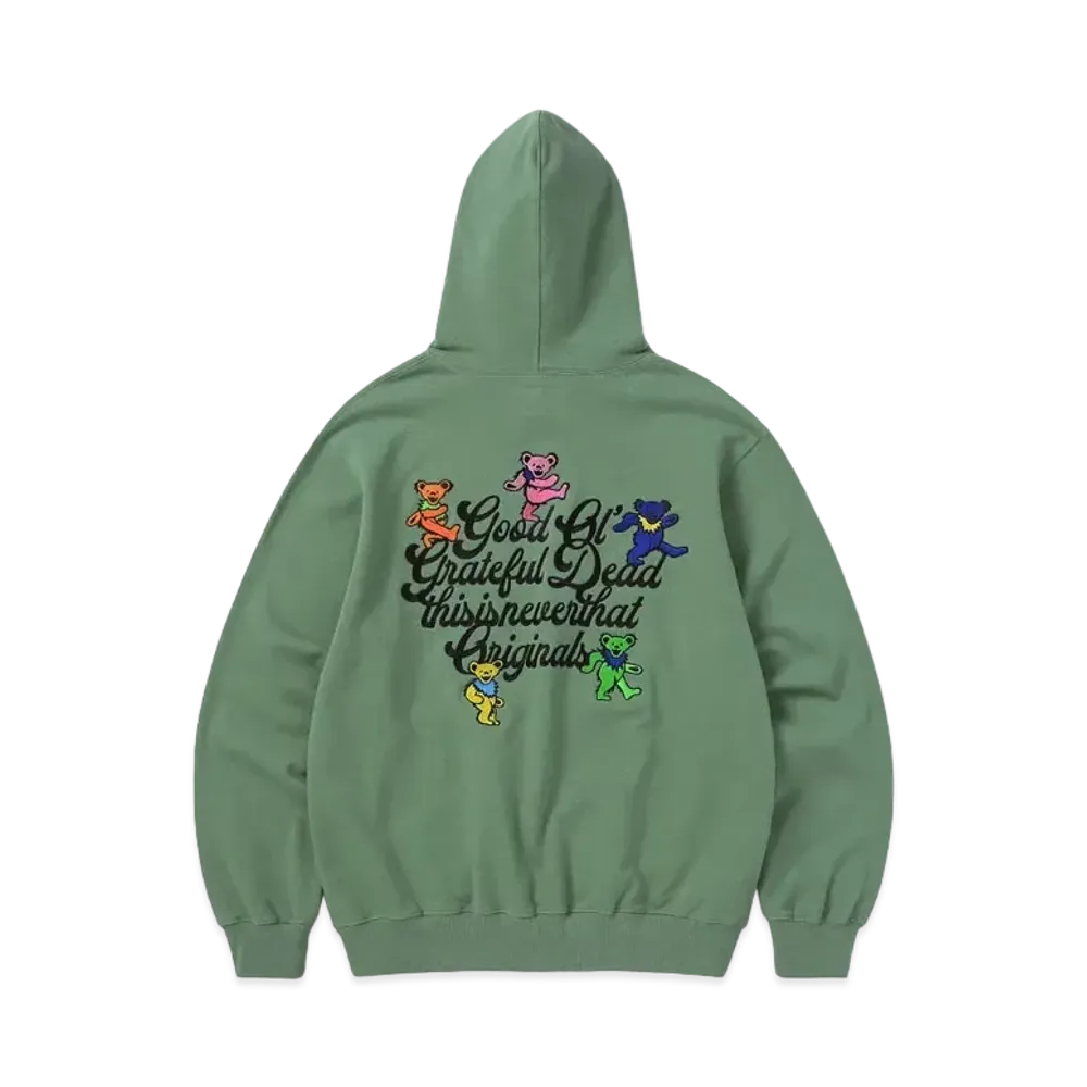 thisisneverthat GD Good Ol Dancing Bears Hoodie "Moss"