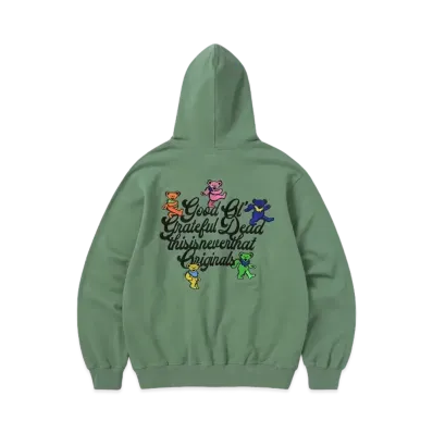 thisisneverthat GD Good Ol Dancing Bears Hoodie "Moss"