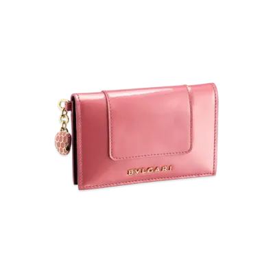 BVLGARI Serpenti Forever Card Holder "Pink"