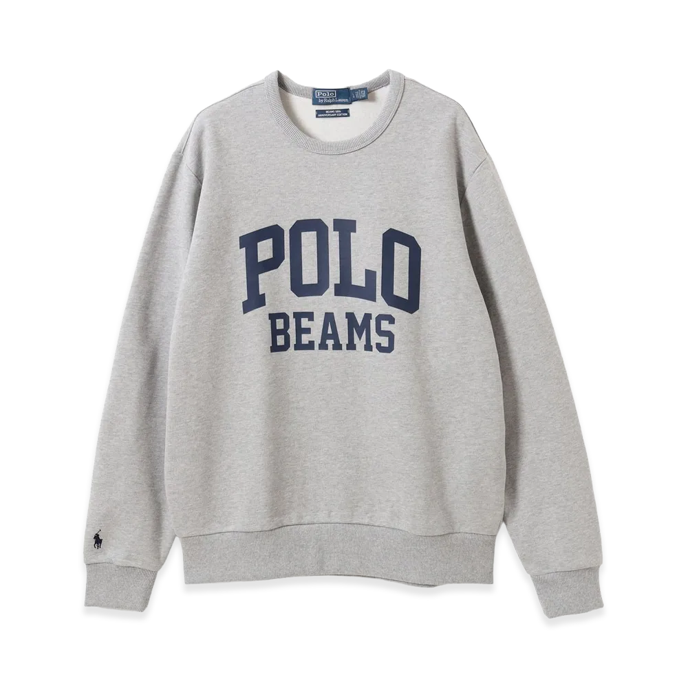 BEAMS x Polo Ralph Lauren Women's LS CN Heavy Weight "Andover Heather"