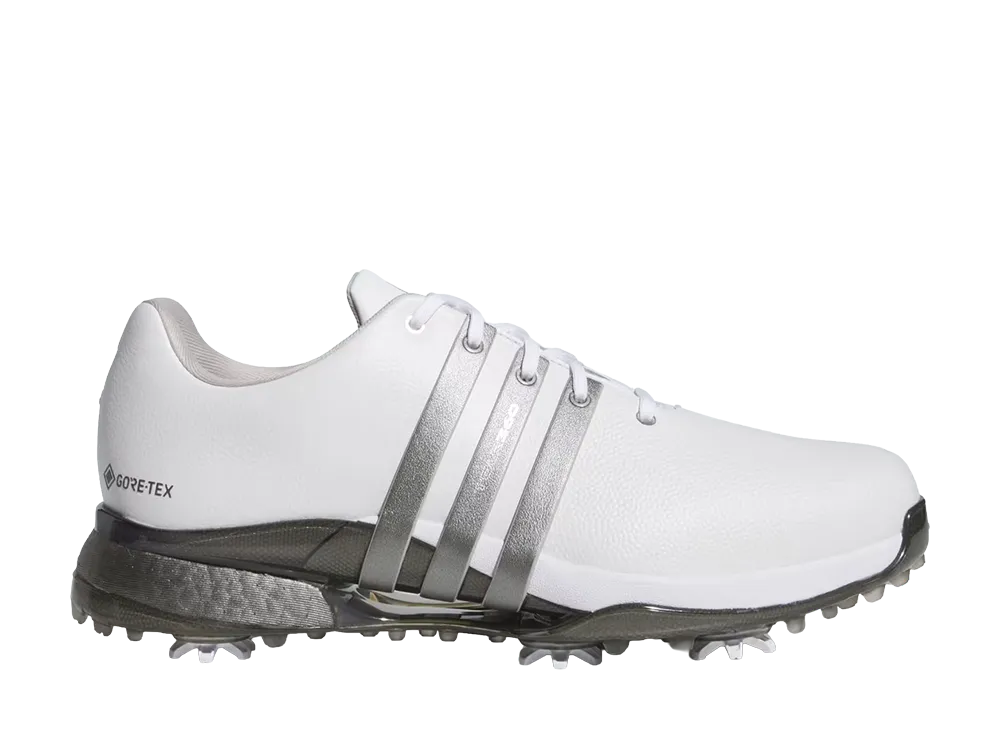 adidas Tour360 GORE-TEX Wide Golf "Cloud White/Iron Metallic"