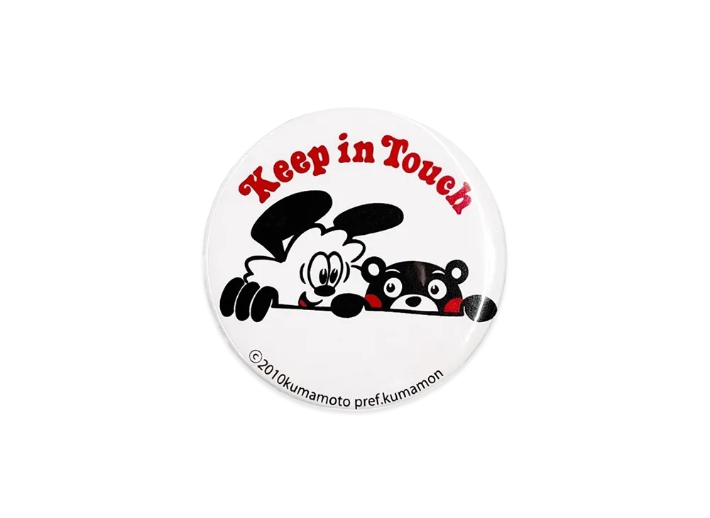 VERDY Vick × Kumamon Can Badge "White"
