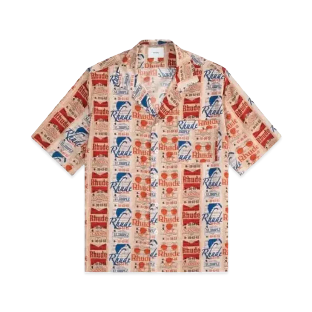 RHUDE Voyage De RHUDE Silk Shirt "Multi"