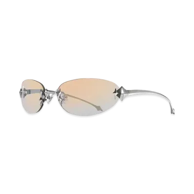 Gentle Monster Tta 02 "Silver Metal/Clear Mirror Lens"