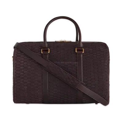 Kith Monogram Suede Traveler K40 Bag "Incognito"