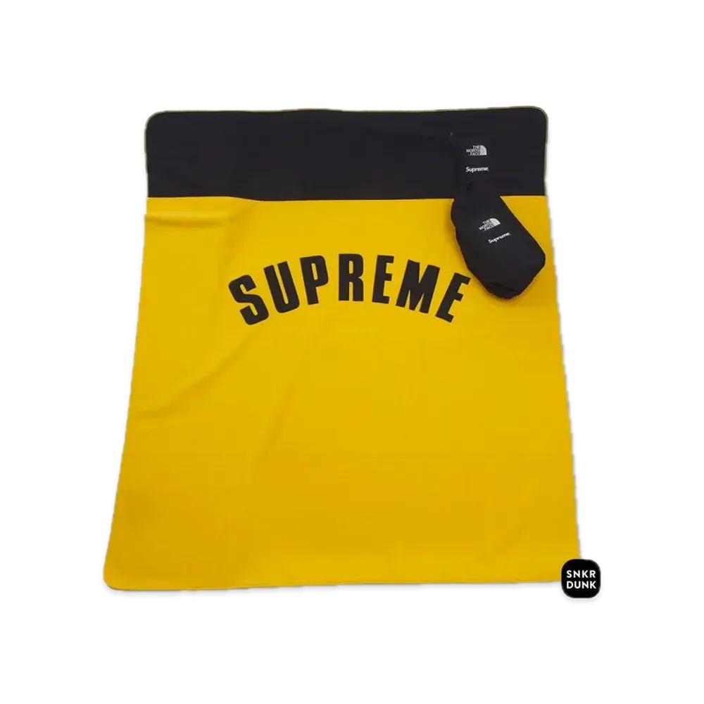 Supreme x The North Face Arc Logo Denali Fleece Blanket "Yellow"