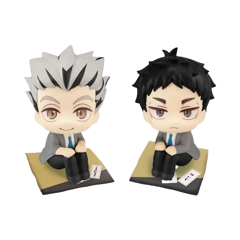 MegaHouse "Lookup" -Haikyu!!- Kotaro Bokuto & Keiji Akaashi LImited edition with a crushion