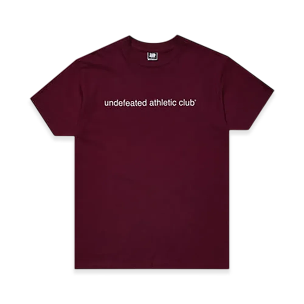 UNDEFEATED UACTP Club S/S Tee "Burgundy"