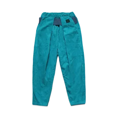 KAPITAL 8W STRETCH CORDUROY SHIMOKITA TAPERED PANTS "Turquoise"