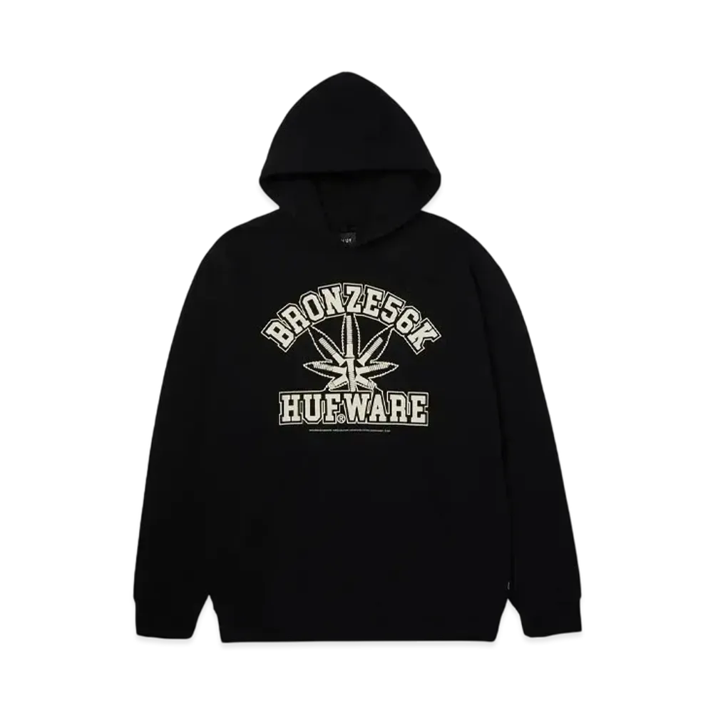 HUF x Bronze56K Plant Wear P/O Hoodie "Black"