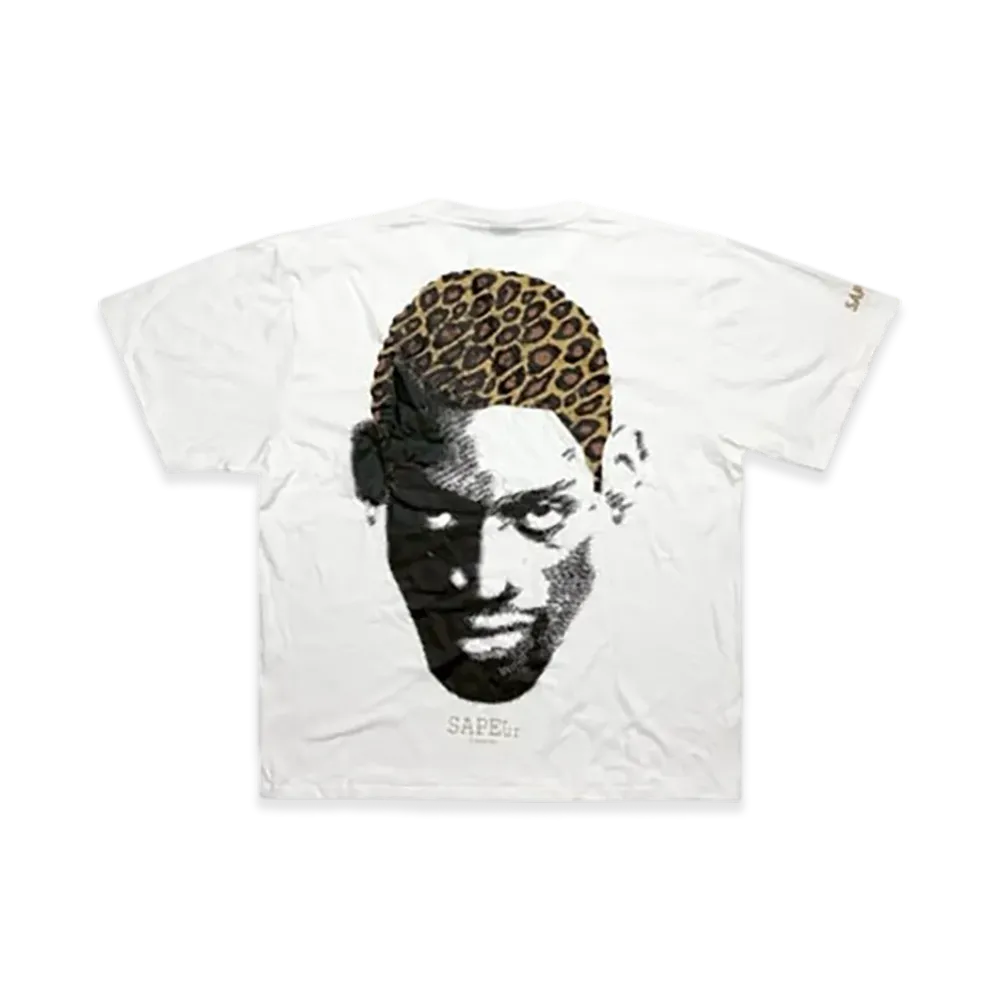 SAPEur Archive Series Leopard Head S/S Tee "White"