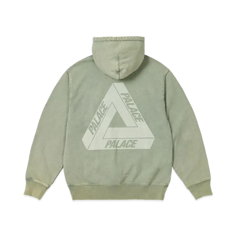 PALACE Washed Out Tri-Ferg Hood "Green"