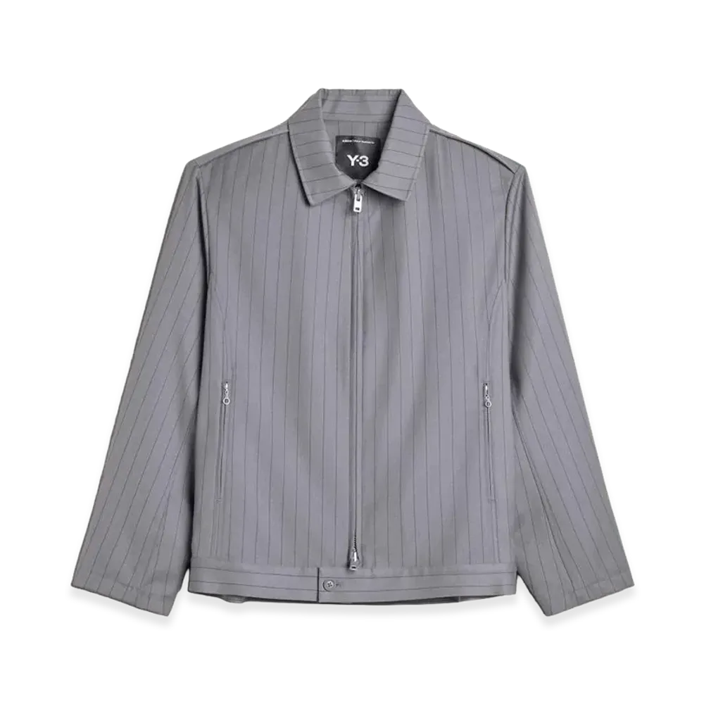 Y-3 Pinstripe Refined Wool UT Blouson "Grey"