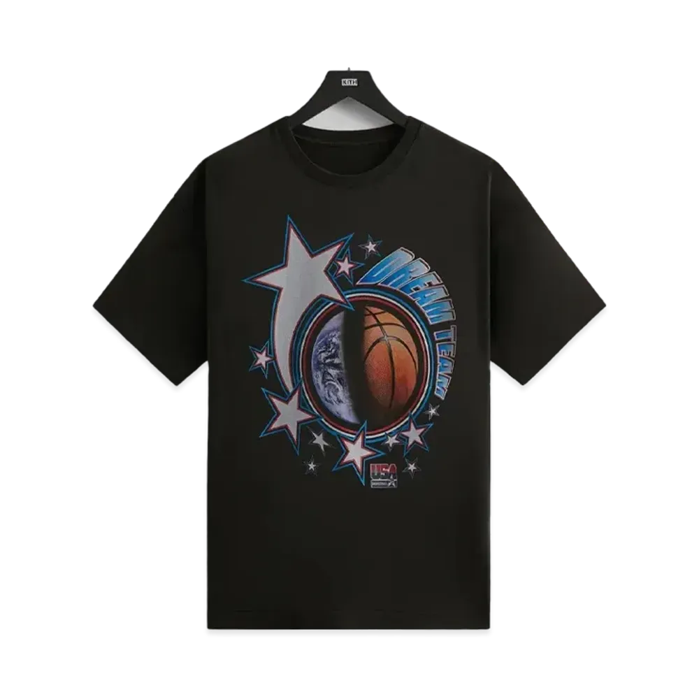 Kith x USA Basketball Dream Team Vintage Tee "Black"