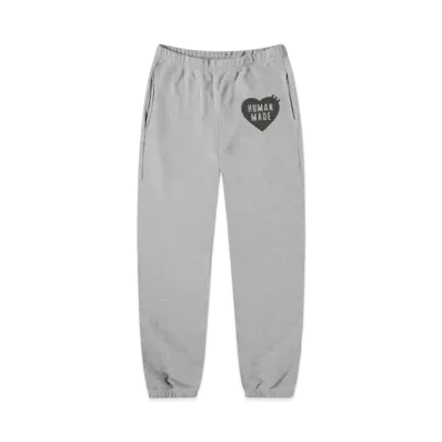 HUMAN MADE Heart Logo Sweat Pant "Grey"
