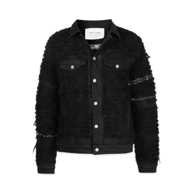 1017 ALYX 9SM Stud-Embellished Denim Jacket "Black"