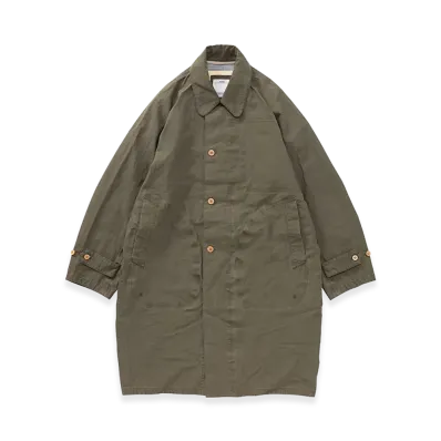 visvim Henderson Parka 3L DMGD "Olive"