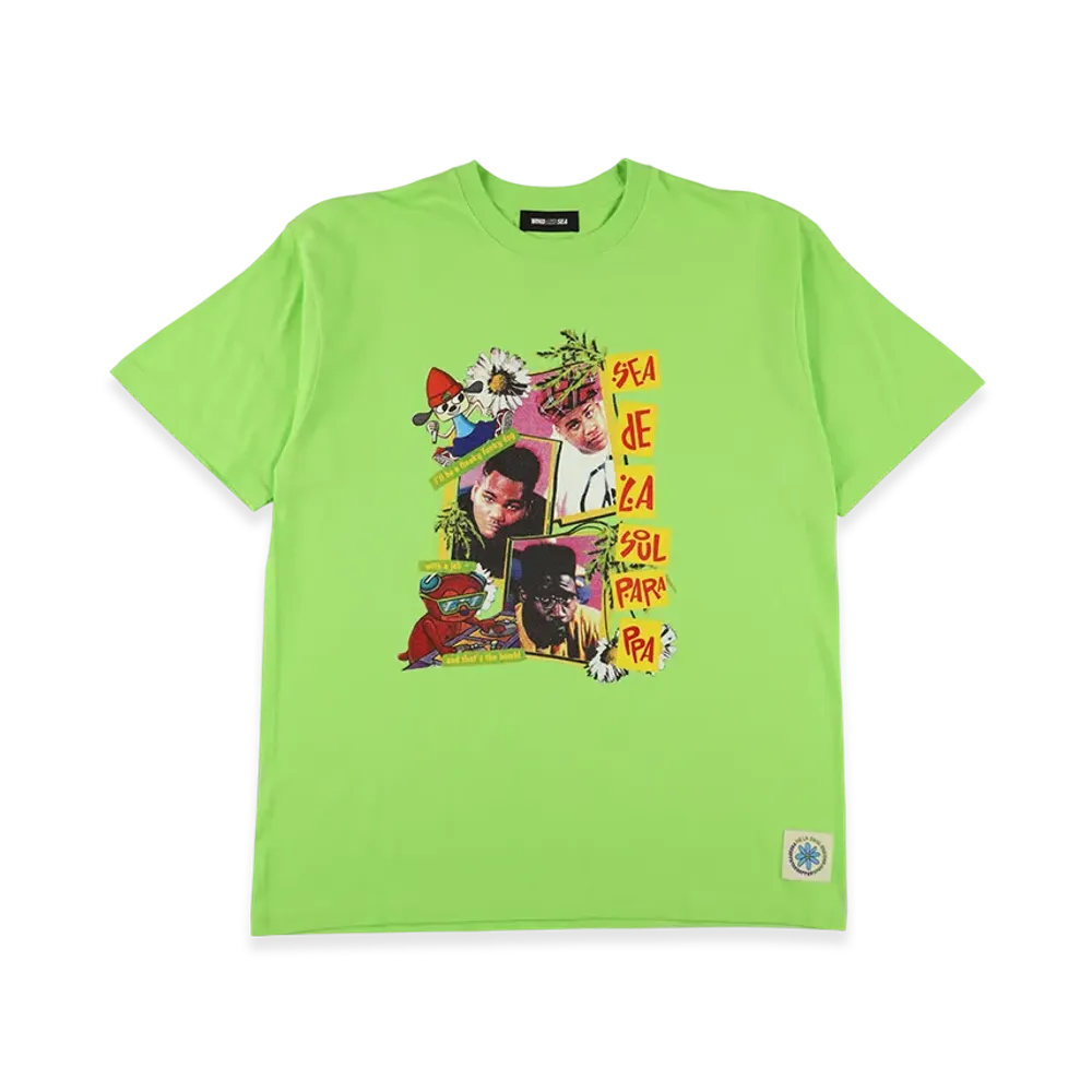 ウィンダンシー x パラッパラッパー x デラソウル S/S Tシャツ "グリーン"