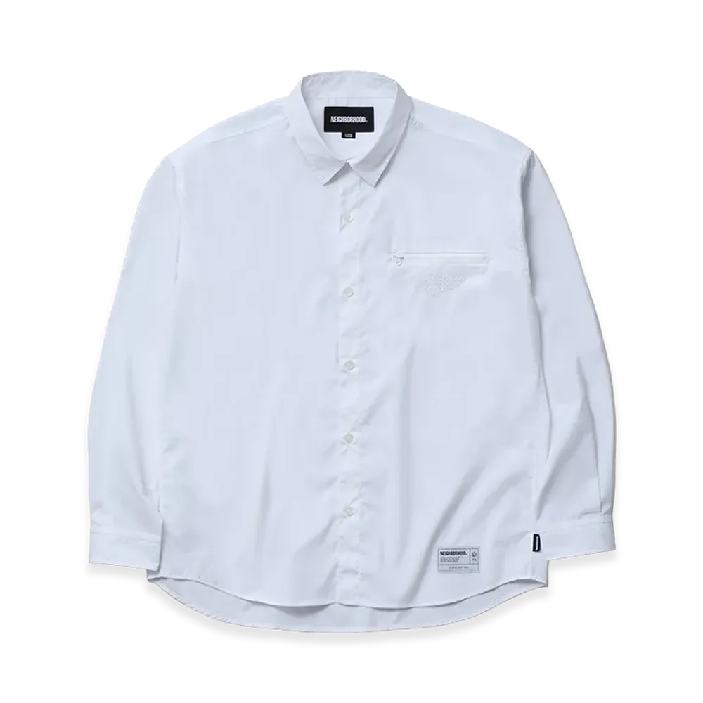 NEIGHBORHOOD Plain Shirt LS "White"