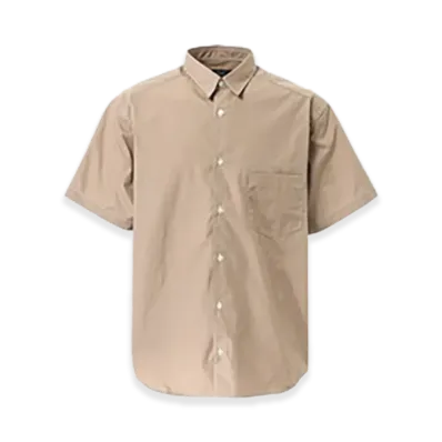 COMME des GARCONS HOMME Cotton Typewriter Half Sleeve Shirt "Beige"