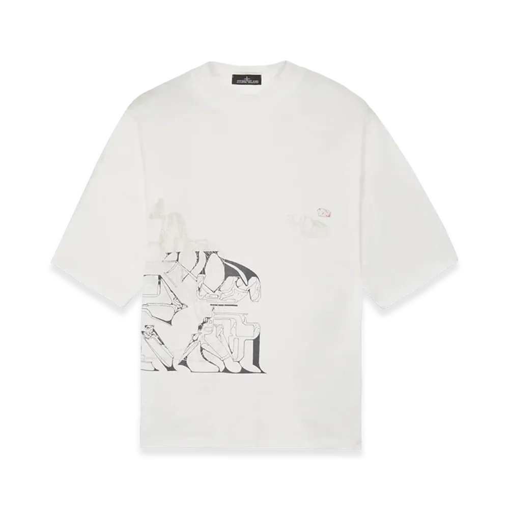 Stone Island 2012B S/S Crewneck T-Shirt Chapter 2 - 22FW "Natural White"