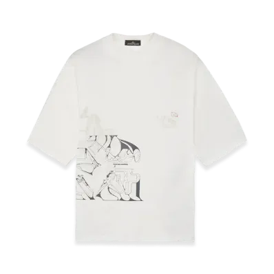 Stone Island 2012B S/S Crewneck T-Shirt Chapter 2 - 22FW "Natural White"