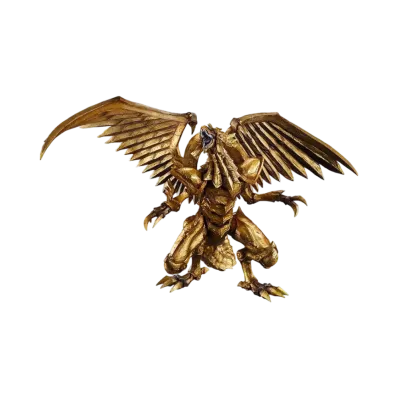 BANDAI "Ichiban Kuji" -Yu-Gi-Oh! Series vol.4 Egyptian God Manifestations- Last One Prize The Winged Dragon of Ra (Metallic ver.) Kongoujizo
