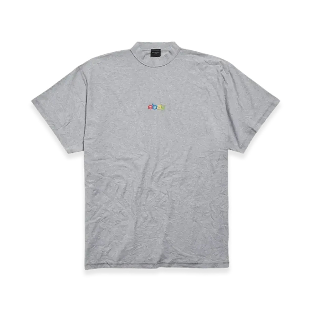 BALENCIAGA x eBay Inside Out T-Shirt Oversized in "Grey"