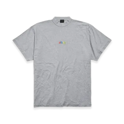 BALENCIAGA x eBay Inside Out T-Shirt Oversized in "Grey"
