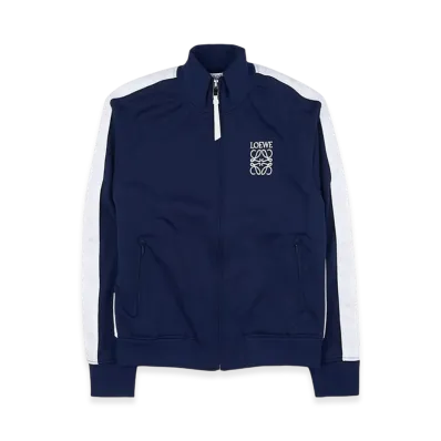 LOEWE Women's Tracksuit Jacket In Technical Jersey "Chocolate Brown"