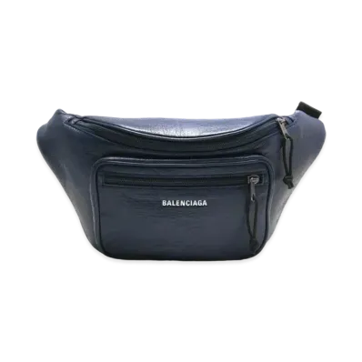 BALENCIAGA Waist Bag "Dark Blue"