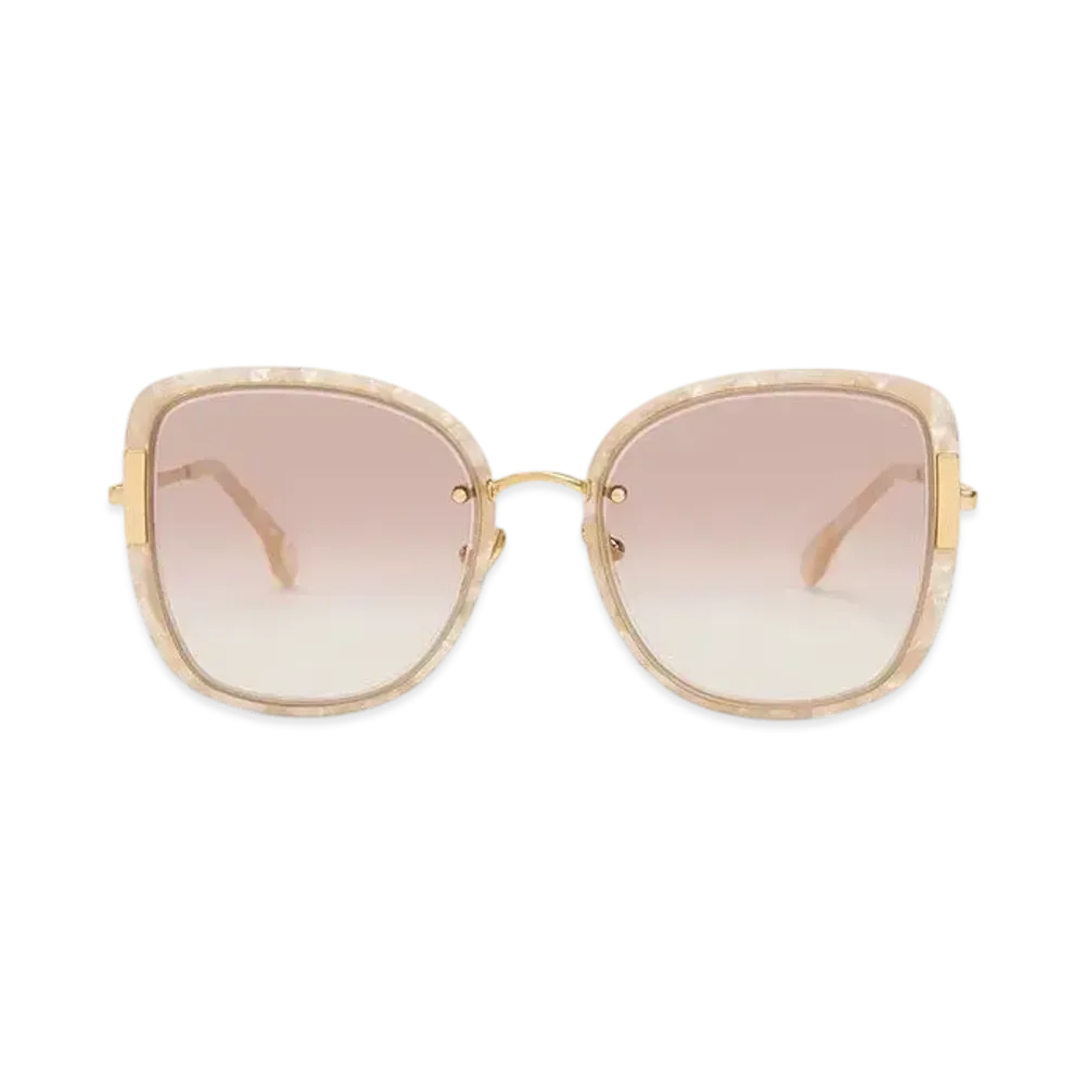 CHARLES & KEITH Acetate Butterfly Sunglasses "Peach"