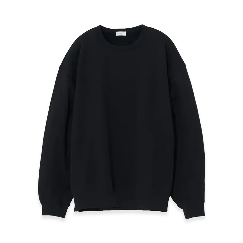 YOKE Suvin Cotton Sweat Shirt "Black"
