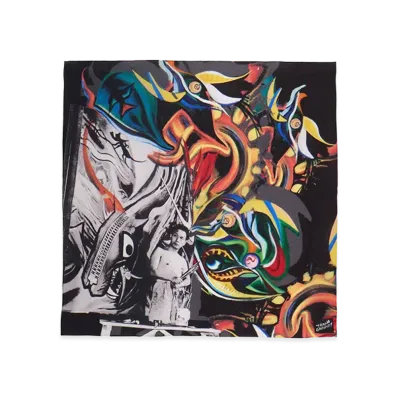 Ground Y x Taro Okamoto Graphic-print scarf Collage Type:C "Black"
