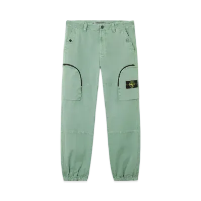 Stone Island 3100004 Stretch Organic Broken Twill Cotton Old Effect "Mint"